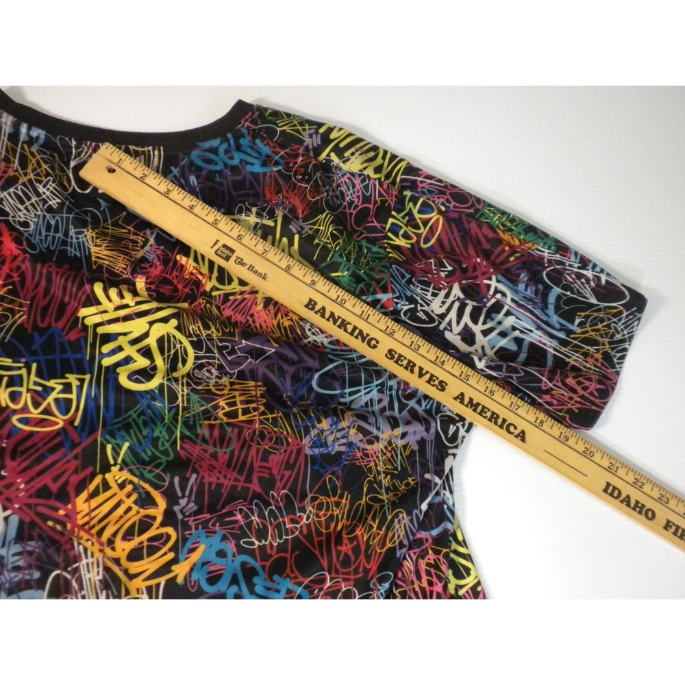 Fresh Prince Of Bel-Air T-shirt Mens 2X Multicolor Graffiti Y2K Hip Hop Skater - Picture 9 of 9